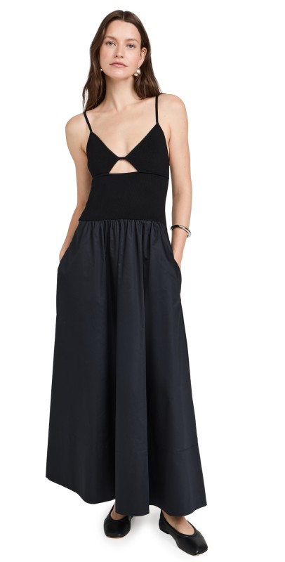 St. Agni Knit Cami Dress Black