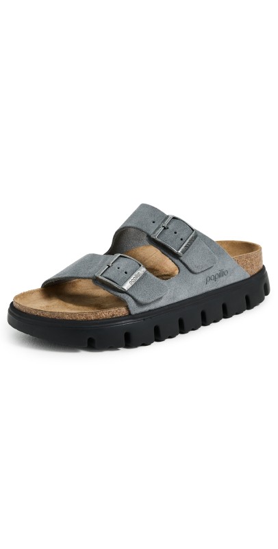 Birkenstock Arizona Chunky Sandals Basalt Grey