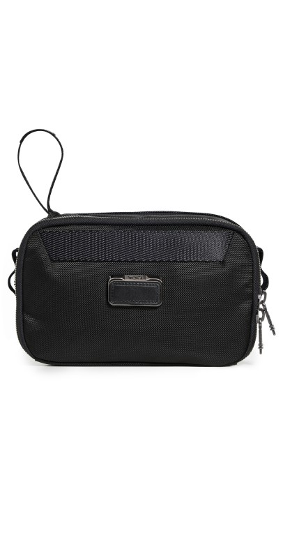 TUMI Mayport Clutch Crossbody Bag Black