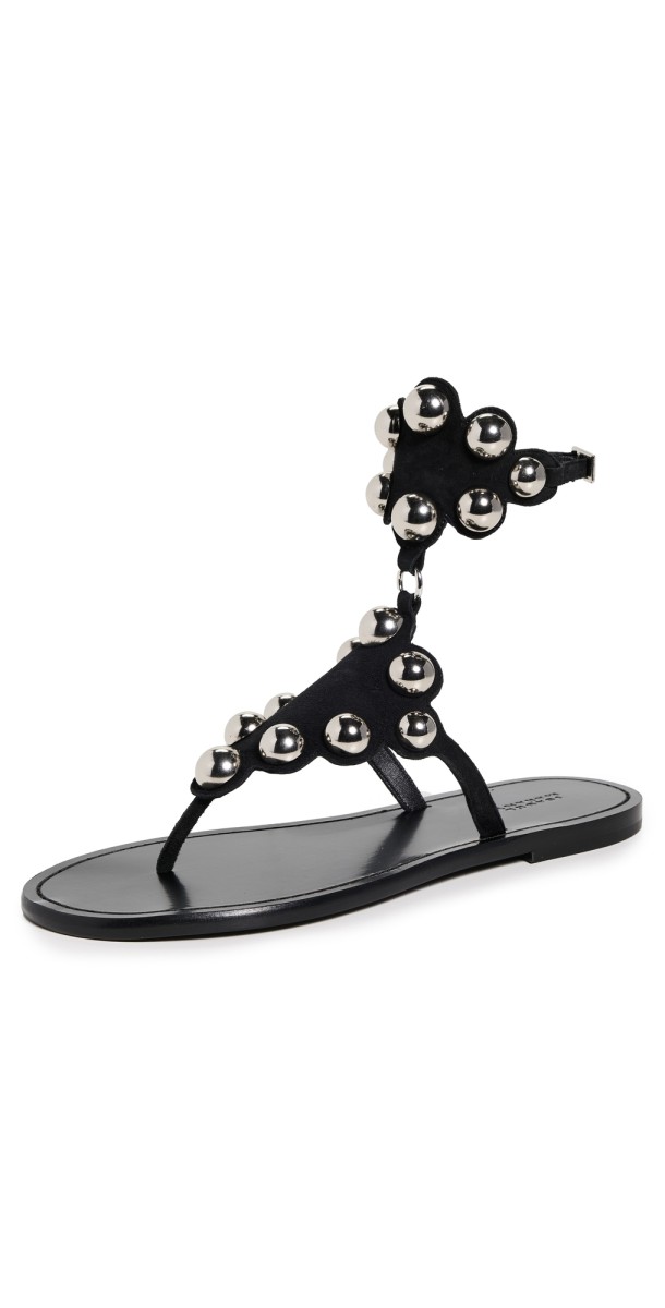 Isabel Marant Velvee Sandals Black/Silver