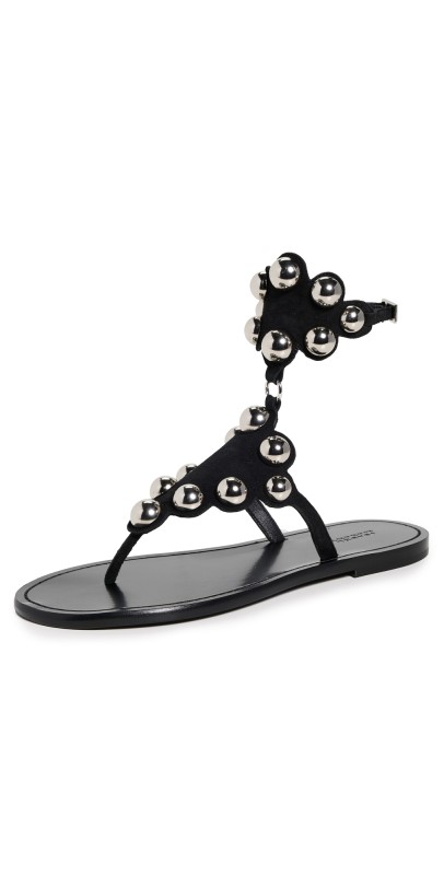Isabel Marant Velvee Sandals Black/Silver