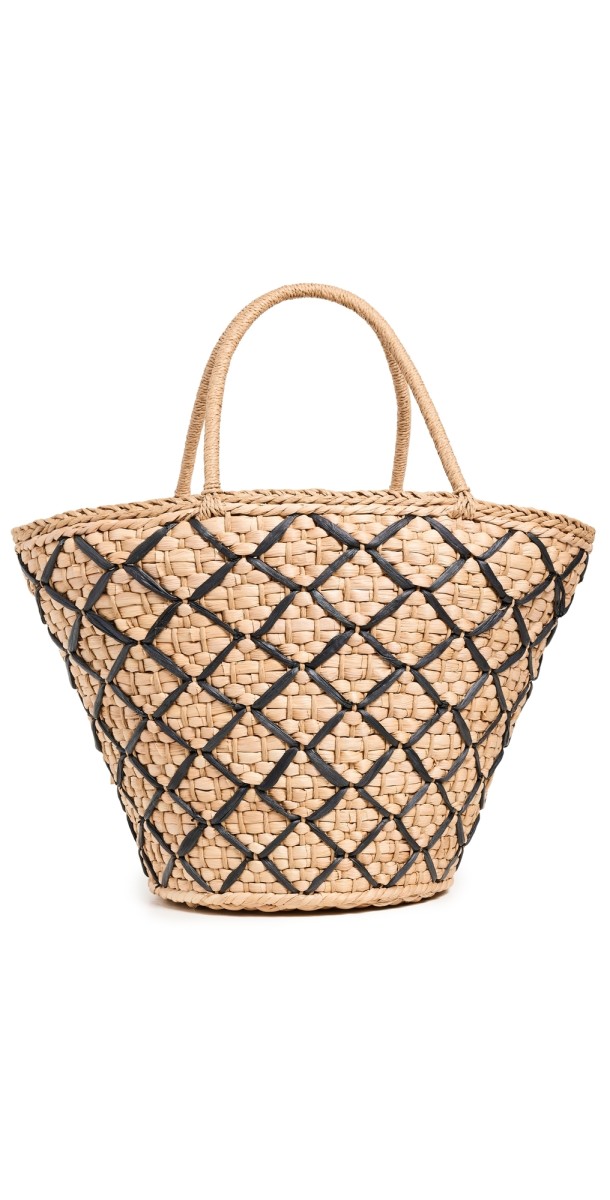 LSPACE Palma Nights Bag Natural/Black