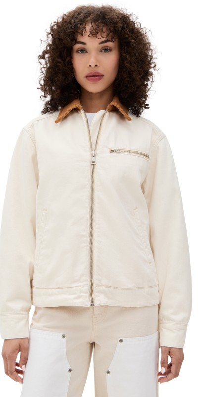 Reformation Harrison Utility Jacket Fior Di Latte