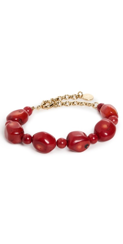 LELET NY Arlo Stone Bracelet Red