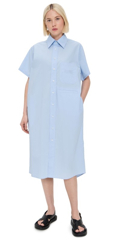 MM6 Maison Margiela Shirt Dress Light Blue