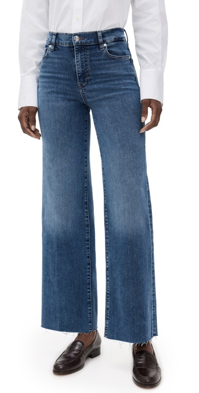 FRAME Le Slim Palazzo Jeans CANALS RAW AFTER