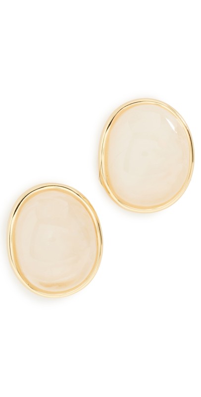 SHASHI Aisling Studs Ivory
