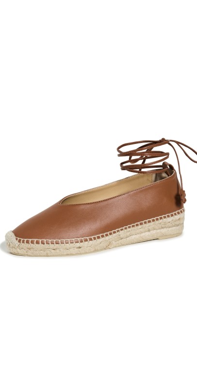 Castañer Gea Espadrille Flats Cuero