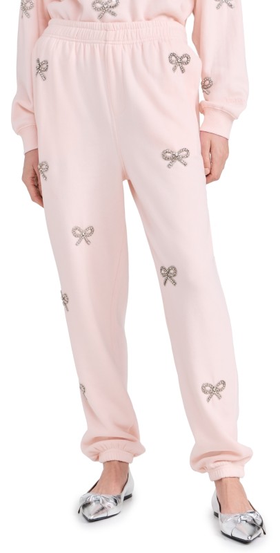LoveShackFancy Lillia Sweatpants Icicle Pink