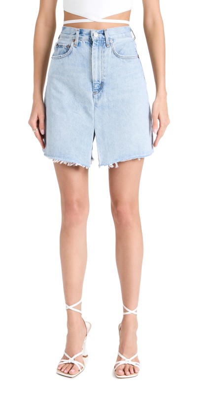 AGOLDE High Rise Pleat Skort Hypnosis