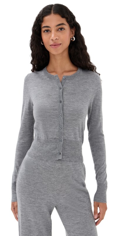 SPRWMN Cashmere Baby Cardigan Grey