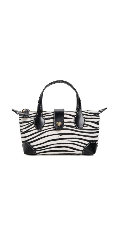 Stoney Clover Lane Pouchette Crossbody Bag Zebra