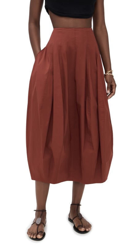 A. L.C. Veda Skirt Dark Bosco
