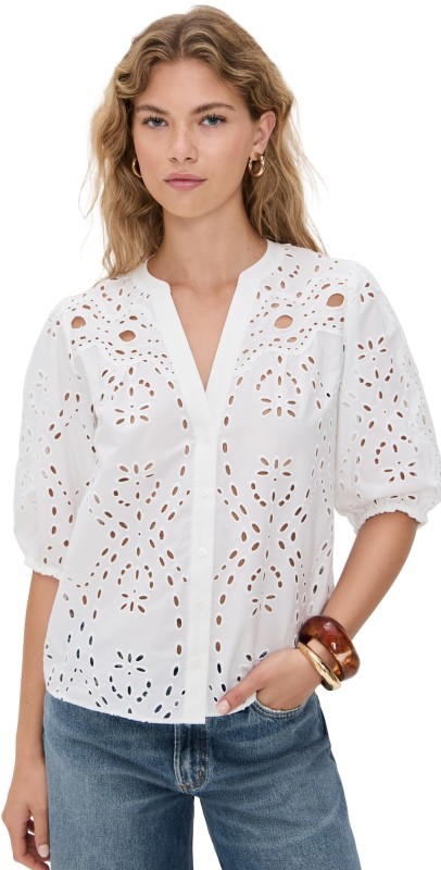 ba & sh Beatrice Shirt Ecru