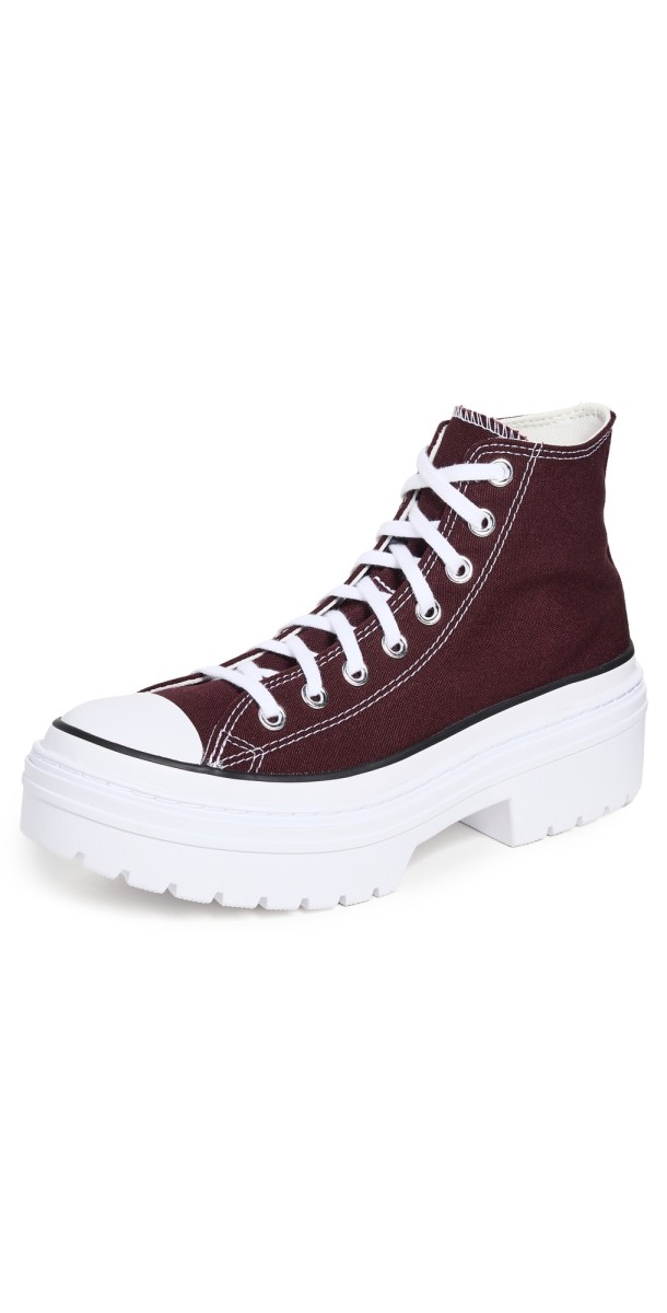 Converse Chuck Taylor All Star Lugged Heel Sneakers Bloodstone/Black/White