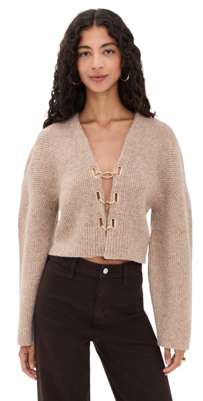 Cult Gaia Mayalu Cardigan Beach Melange