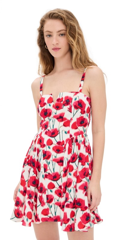 Amanda Uprichard Sarabeth Dress Poppy Field