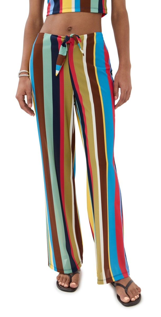 STAUD Pico Pants Market Stripe