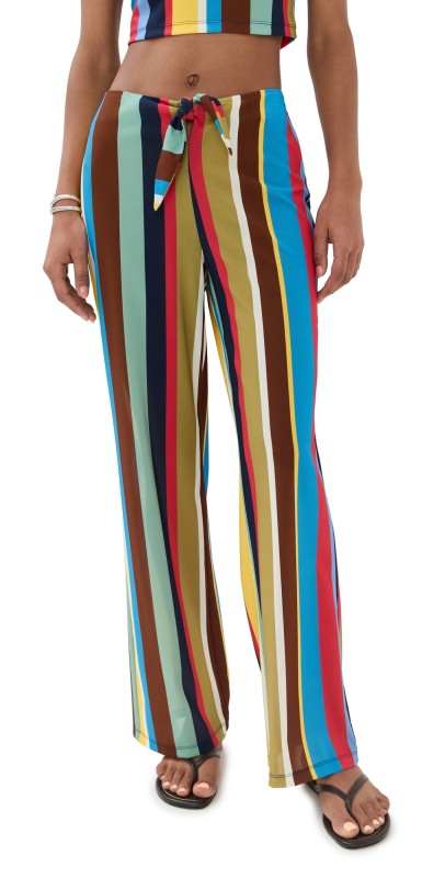 STAUD Pico Pants Market Stripe