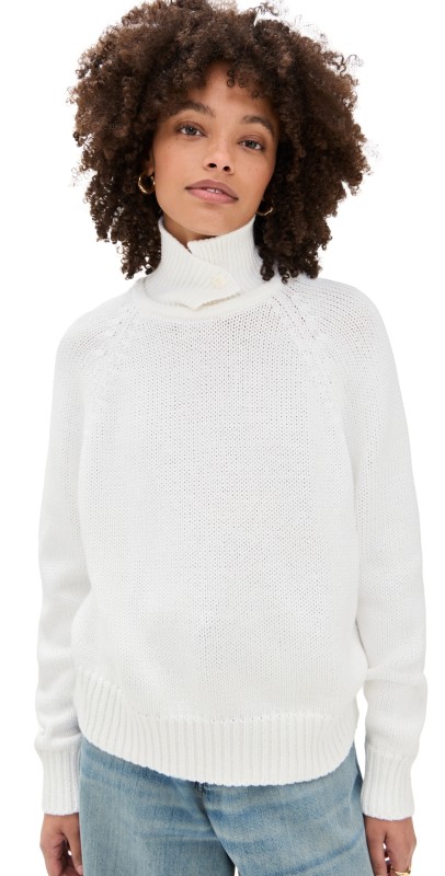 Polo Ralph Lauren Cotton Collar Pullover White