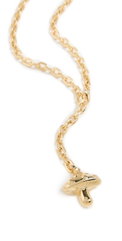 Martha Calvo Mushroom Necklace Gold