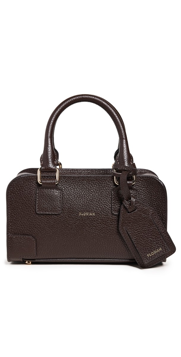 Florian London Mini Kensignton Bag Dark Brow