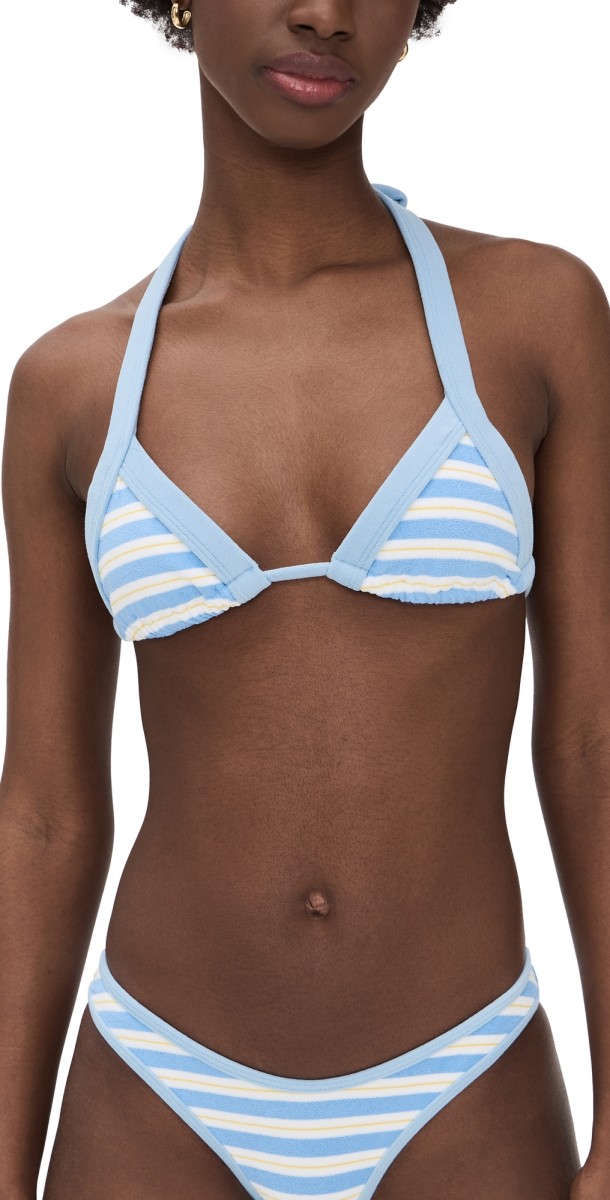 Frankies Bikinis Taite Terry Top Ashbury Stripe