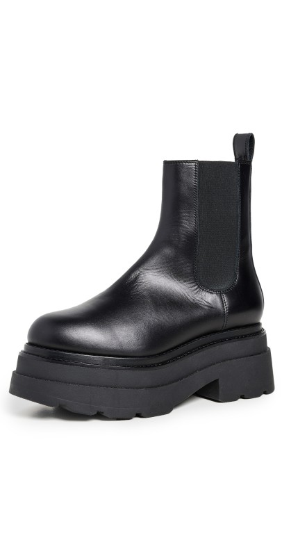 Alexander Wang Carter Platform Chelsea Boots Black