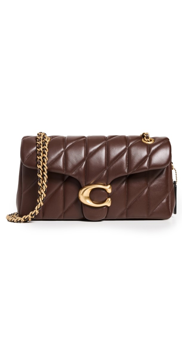 Coach Quilted Tabby Shoulder Bag 26 with Chain B4/Mapl