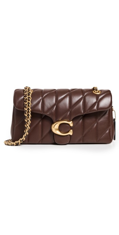 Coach Quilted Tabby Shoulder Bag 26 with Chain B4/Mapl