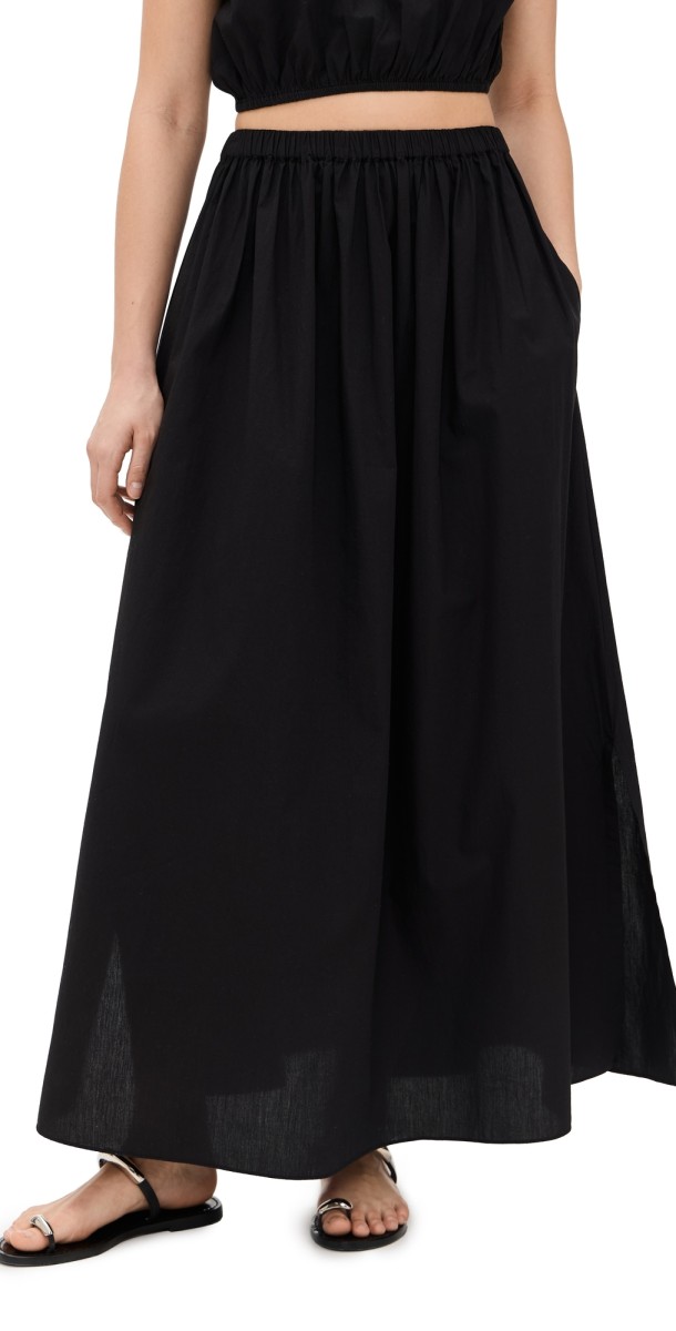 Playa Lucila Maxi Skirt Black