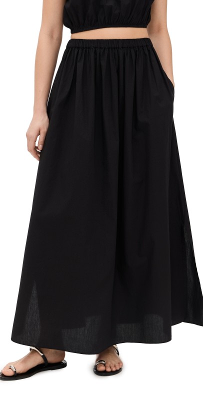 Playa Lucila Maxi Skirt Black
