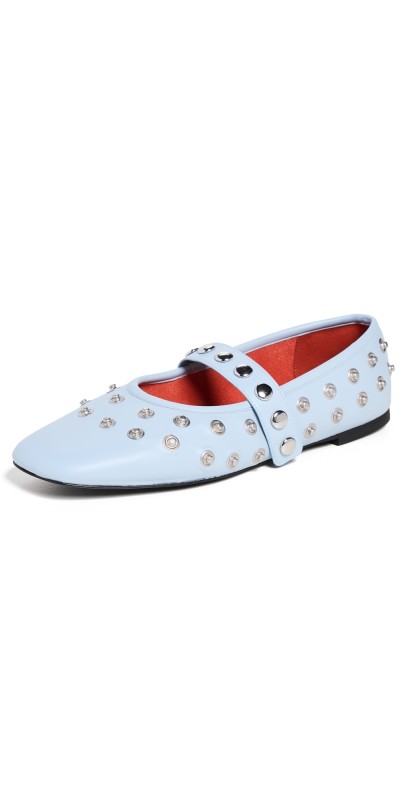 Stella McCartney Ryder Eco Alter Mat Flats Dusty Blue
