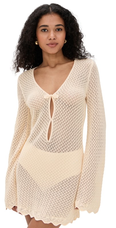 The Garment Tanzania Short Dress Bone w. Bone
