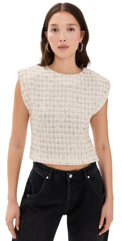 IRO Xung Blouse Ecru/Silver