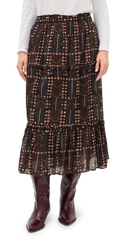Isabel Marant Étoile Diya Skirt Faded Black