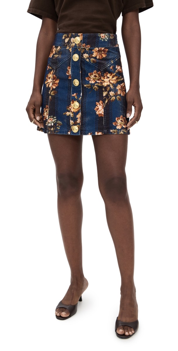 Cara Cara Juniper Skirt Amour Flora Navy