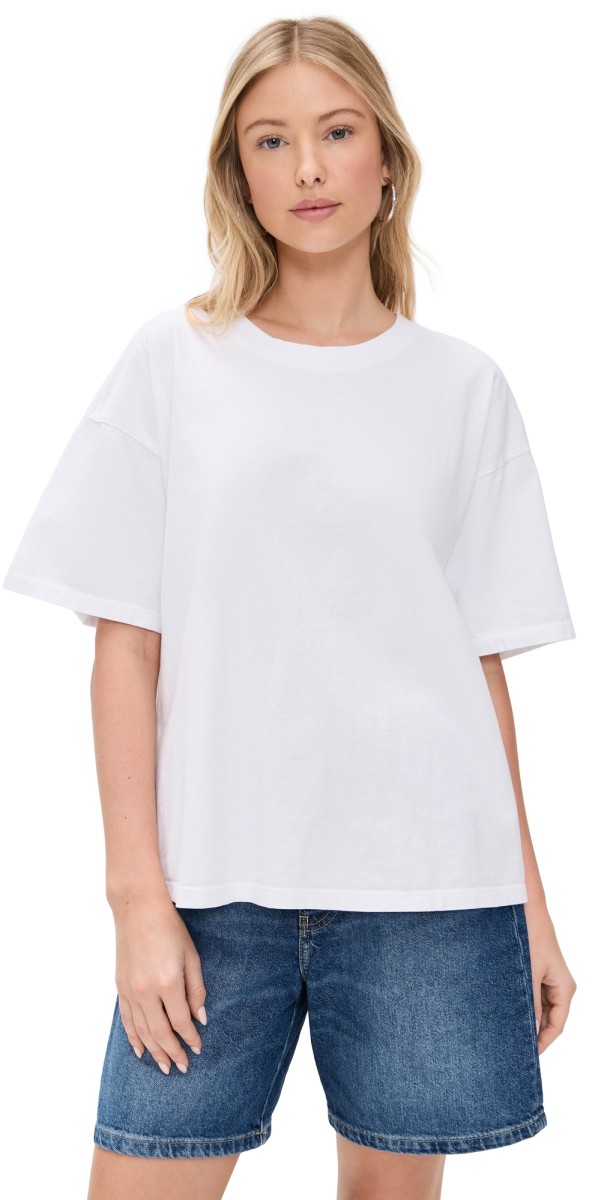 Vitamin A Coast Oversized Boyfriend Tee White
