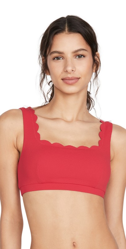 Marysia Palm Springs Bikini Top Bougainvillea