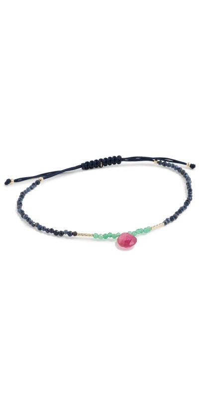 JIA JIA Leorio Sapphire Emerald Gold Bracelet Mult