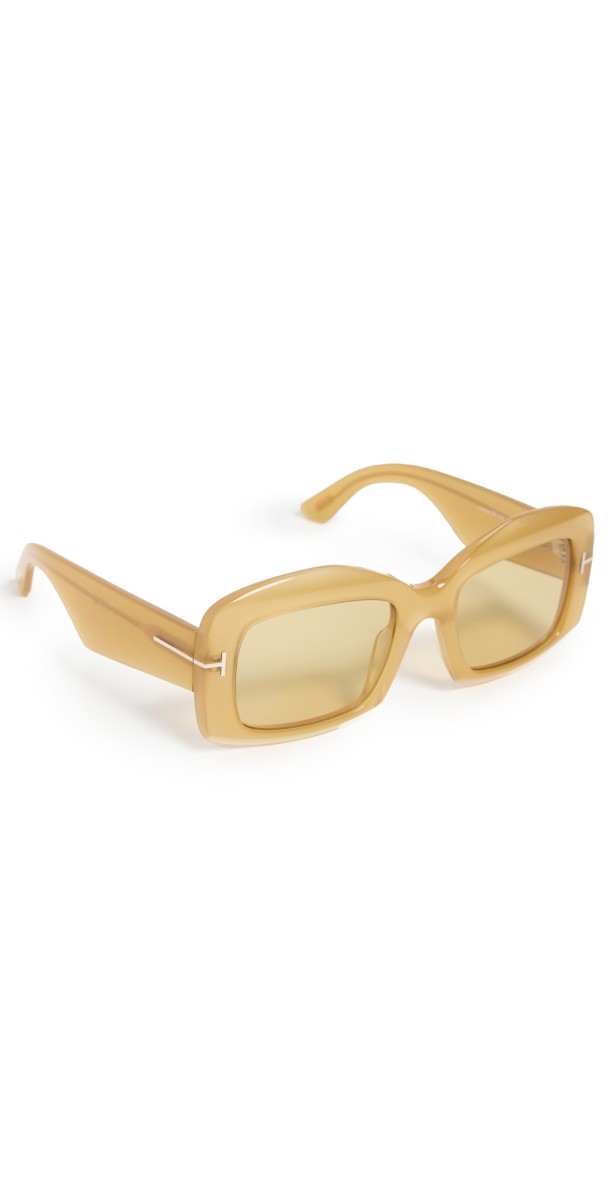 Tom Ford Venetia Sunglasses Shiny Opal Honey