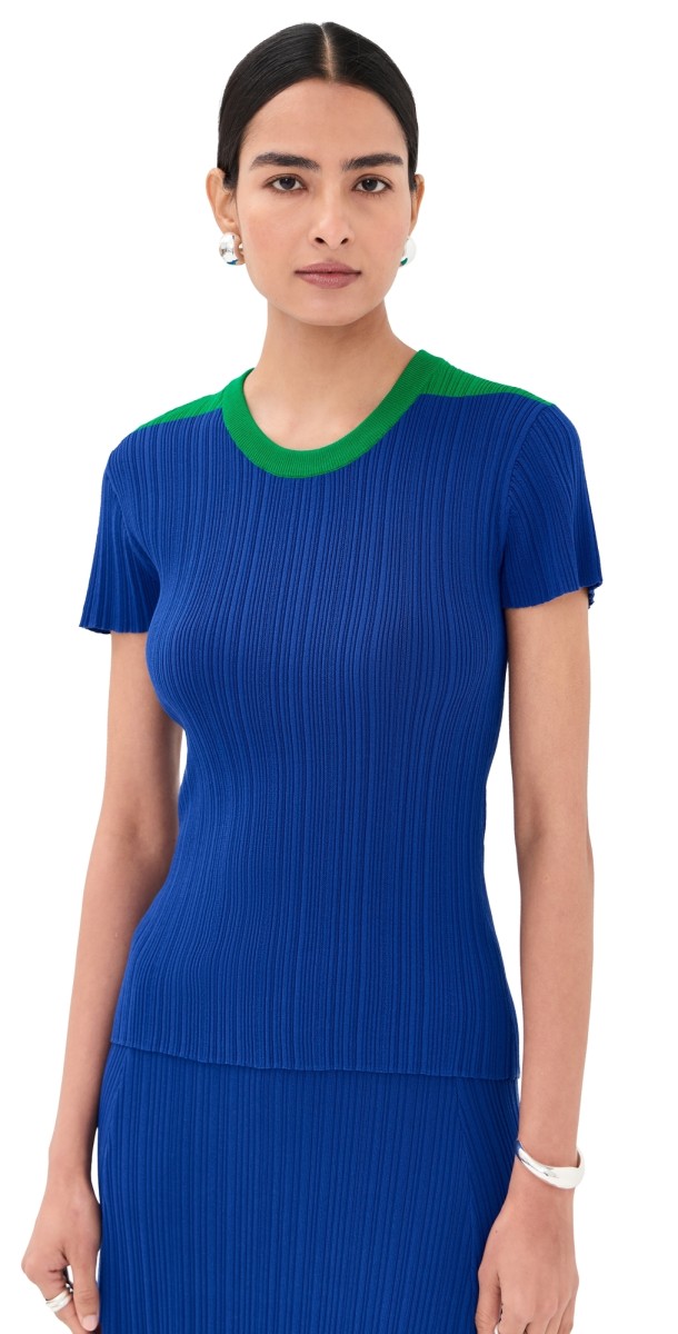 Wales Bonner Island Knit Top Blue