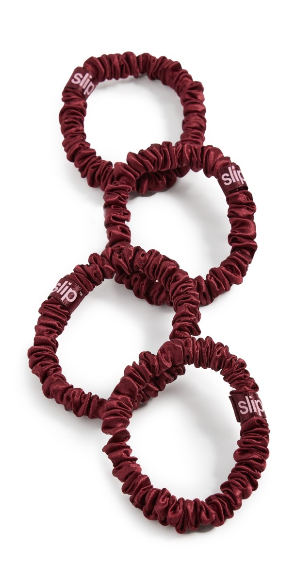 Slip Skinny Scrunchies Maroo
