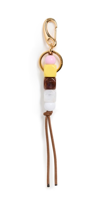 Wandler Bag Charm Beads Rose Petal Mix