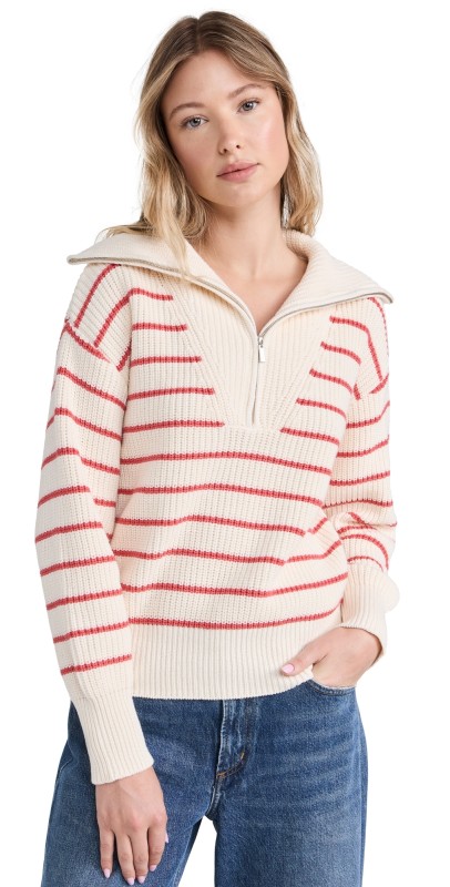 Z Supply Villa Sweater Red Pepper