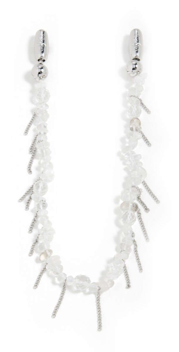 Ossa Stone and Fringe Wristlet Rock Crystal