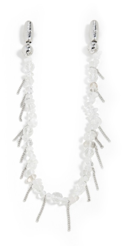 Ossa Stone and Fringe Wristlet Rock Crystal