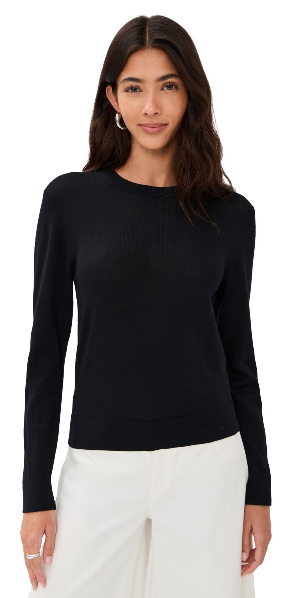 Sold Out NYC The Refined Crew Pullover Black