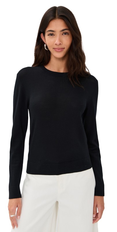 Sold Out NYC The Refined Crew Pullover Black