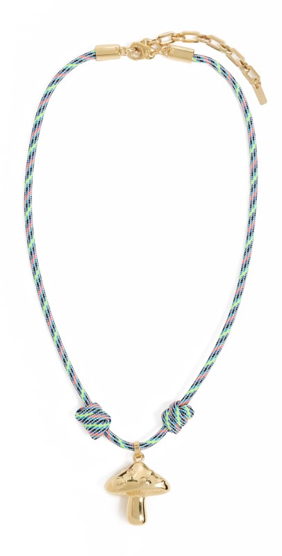 Martha Calvo Mushroom Cord Necklace Mult